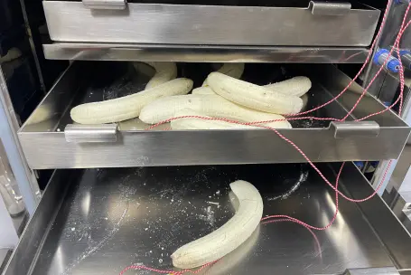 Plátano liofilizado